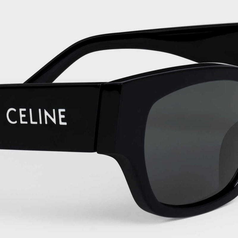 Celine Monochroms 01 In Acetate Sonnenbrille Schwarz | CL-592414