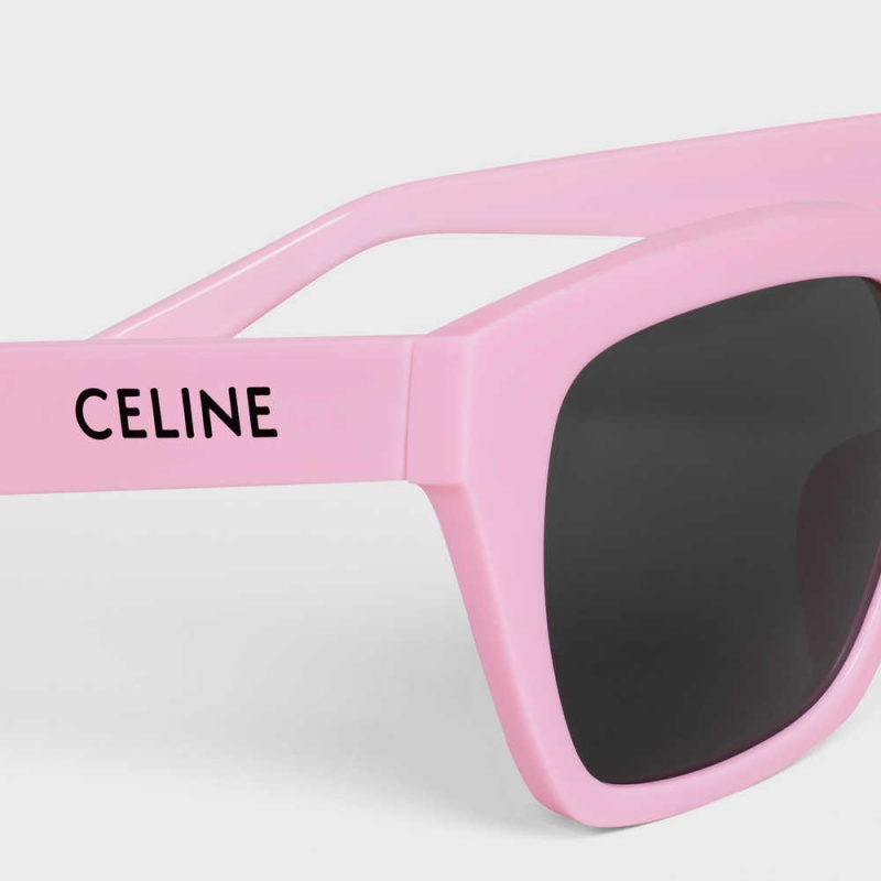 Celine Monochroms 03 In Acetate Sonnenbrille Hellrosa | CL-592419