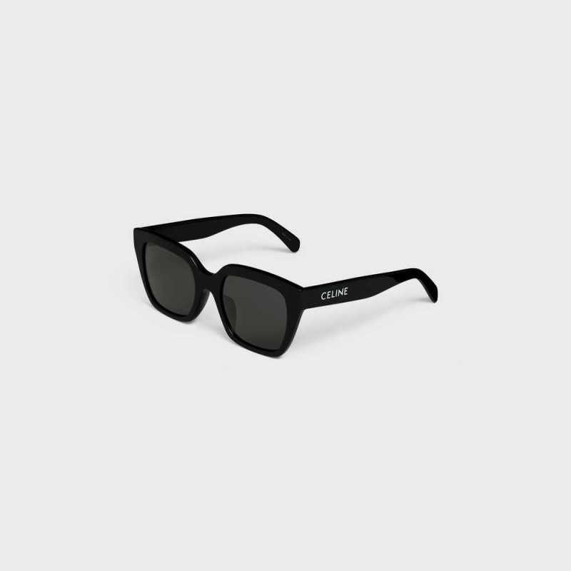 Celine Monochroms 03 In Acetate Sonnenbrille Schwarz | CL-592417