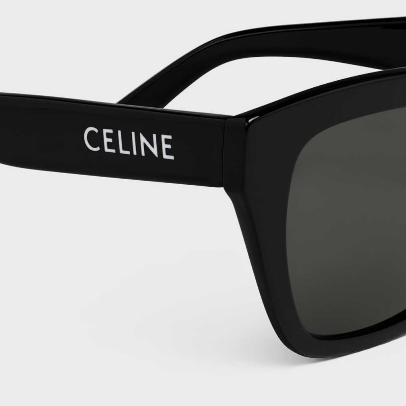 Celine Monochroms 03 In Acetate Sonnenbrille Schwarz | CL-592417