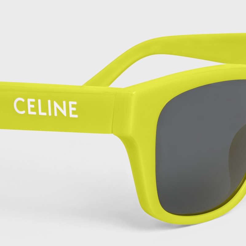 Celine Monochroms 05 In Acetate Sonnenbrille Gelb | CL-591747