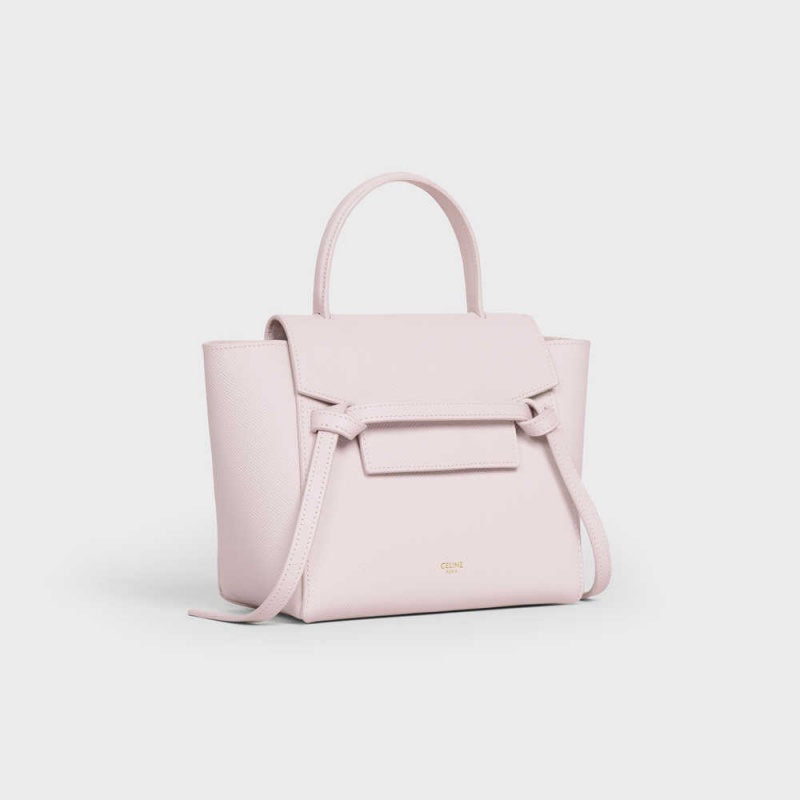 Celine Nano In Grained Calfskin Gürteltasche Lavendel | CL-593060