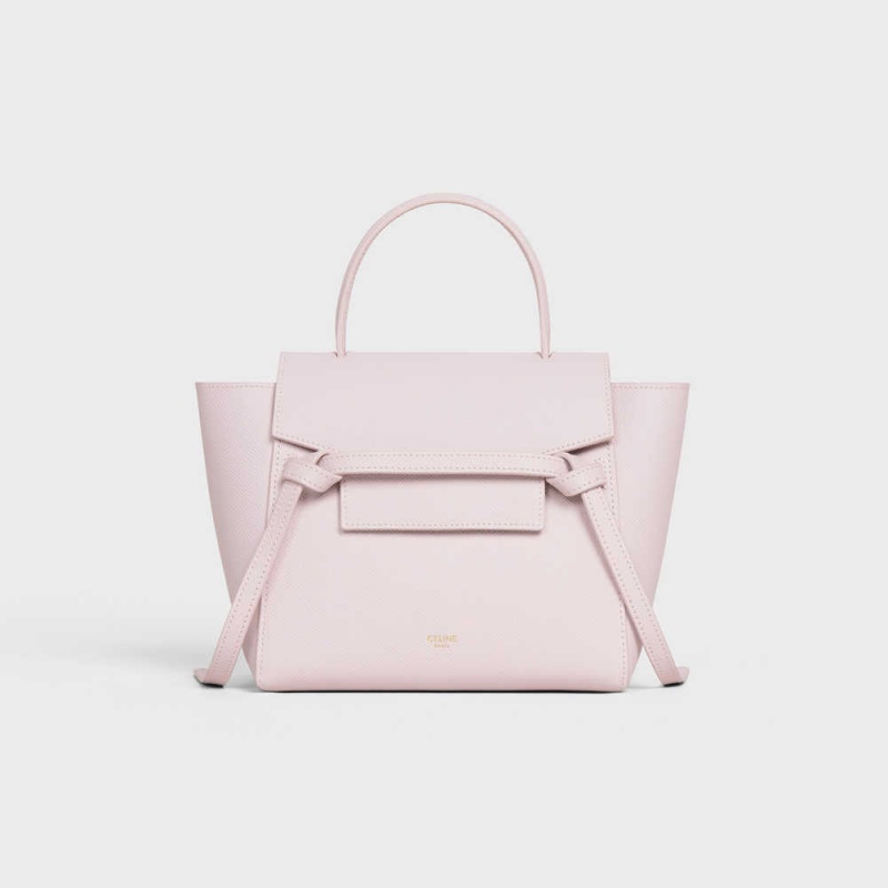 Celine Nano In Grained Calfskin Gürteltasche Lavendel | CL-593060