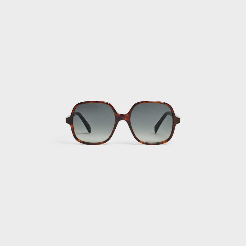 Celine Oversized S244 In Acetate Sonnenbrille Rot | CL-592435