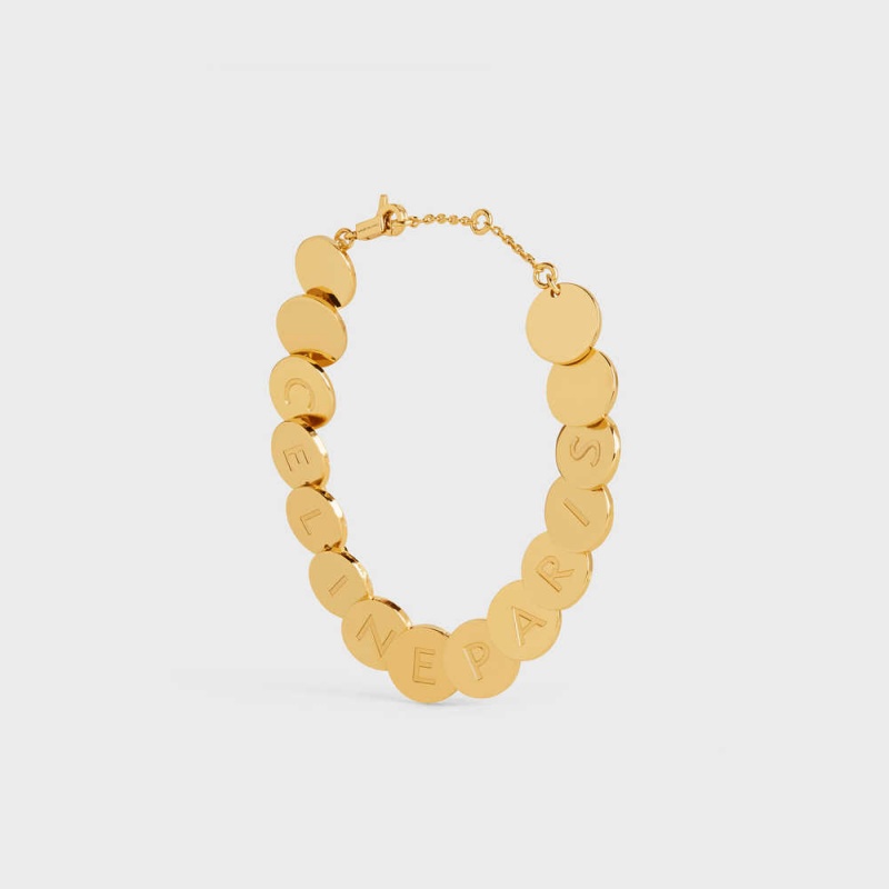 Celine Pastilles In Brass With Gold Finish Armbänder Gold | CL-592217