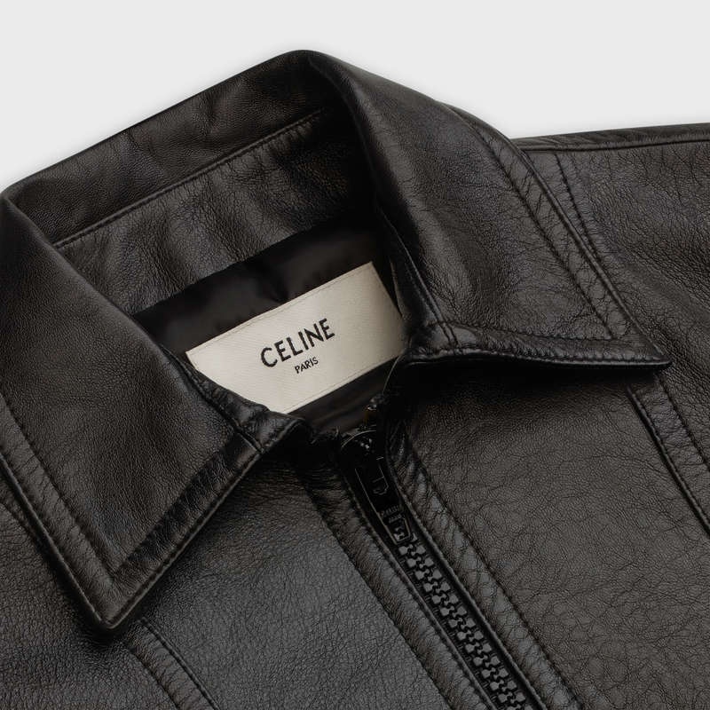 Celine Paul Blouson In Leather Schwarz | CL-591920