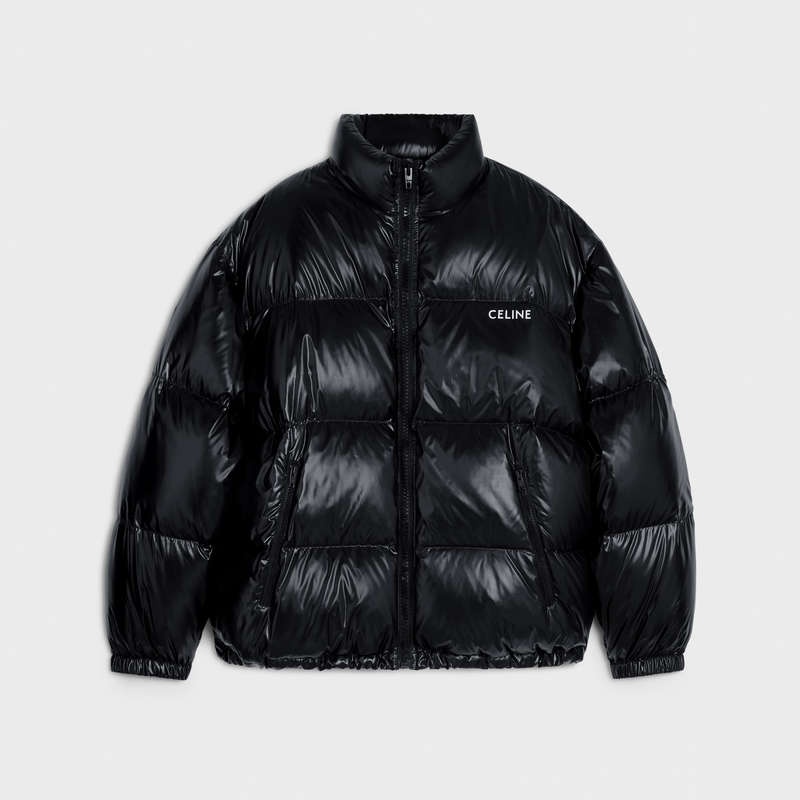 Celine Puffer In Laufschuhe Nylon Blousons Schwarz | CL-591971