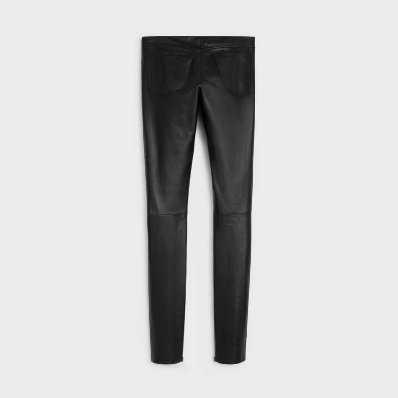 Celine Schlank Jeans In Plongé Hose Schwarz | CL-592732