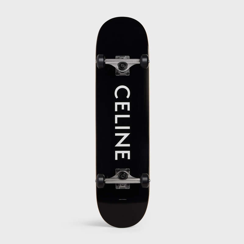 Celine Skateboard Logo Print Lifestyle Schwarz | CL-591678