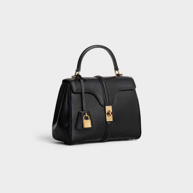 Celine Small Bag In Satinated Calfskin 16 Schwarz | CL-593275