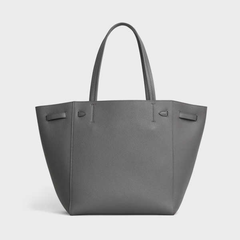 Celine Small Phantom In Soft Grained Calfskin Cabas Grau | CL-593092