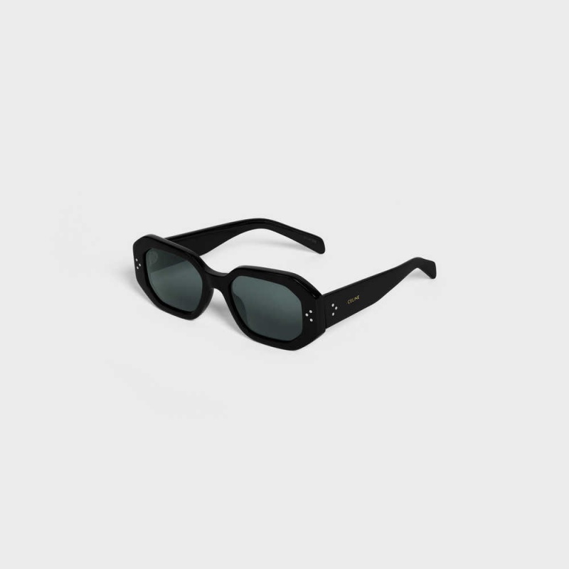 Celine Square S255 In Acetate Sonnenbrille Schwarz | CL-592401