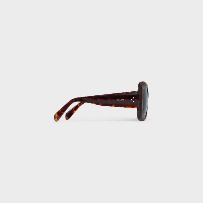 Celine Square S263 In Acetate Sonnenbrille Braun | CL-592376