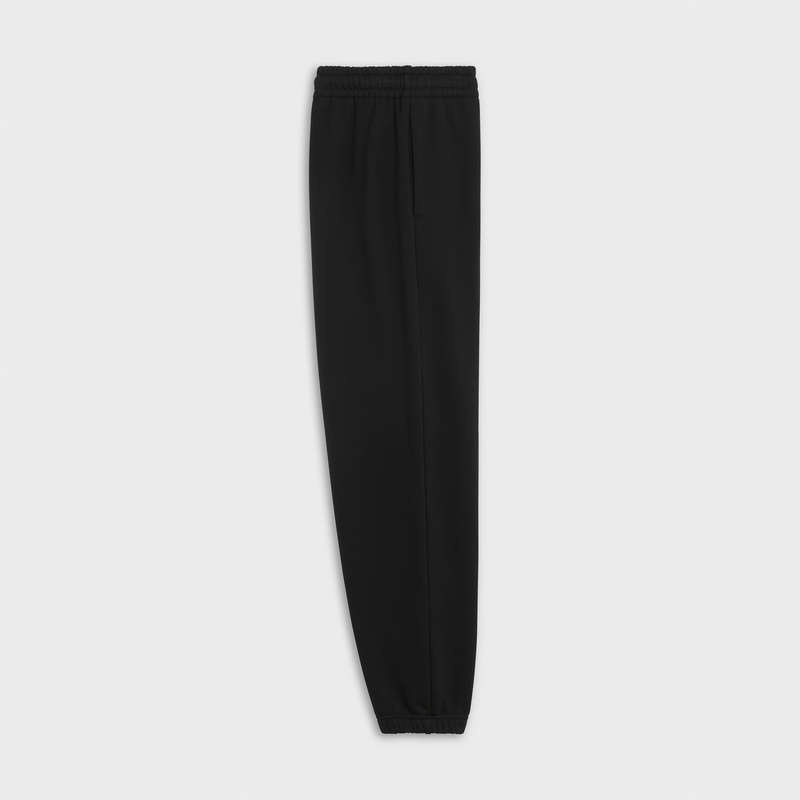 Celine Track In Baumwoll Fleece Hose Schwarz Weiß | CL-592031