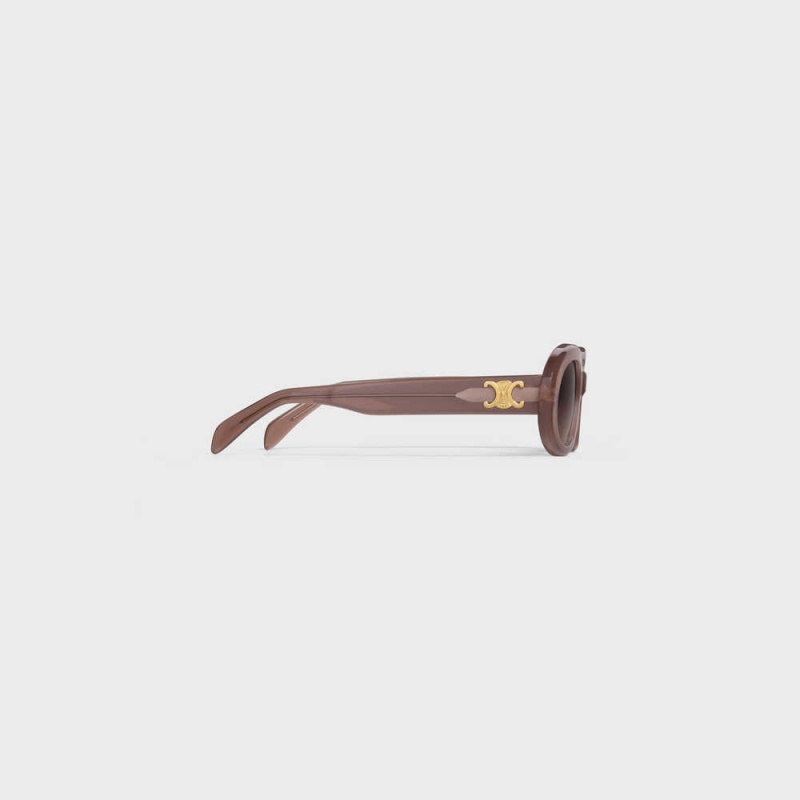 Celine Triomphe 01 In Acetate Sonnenbrille Weiß | CL-592382