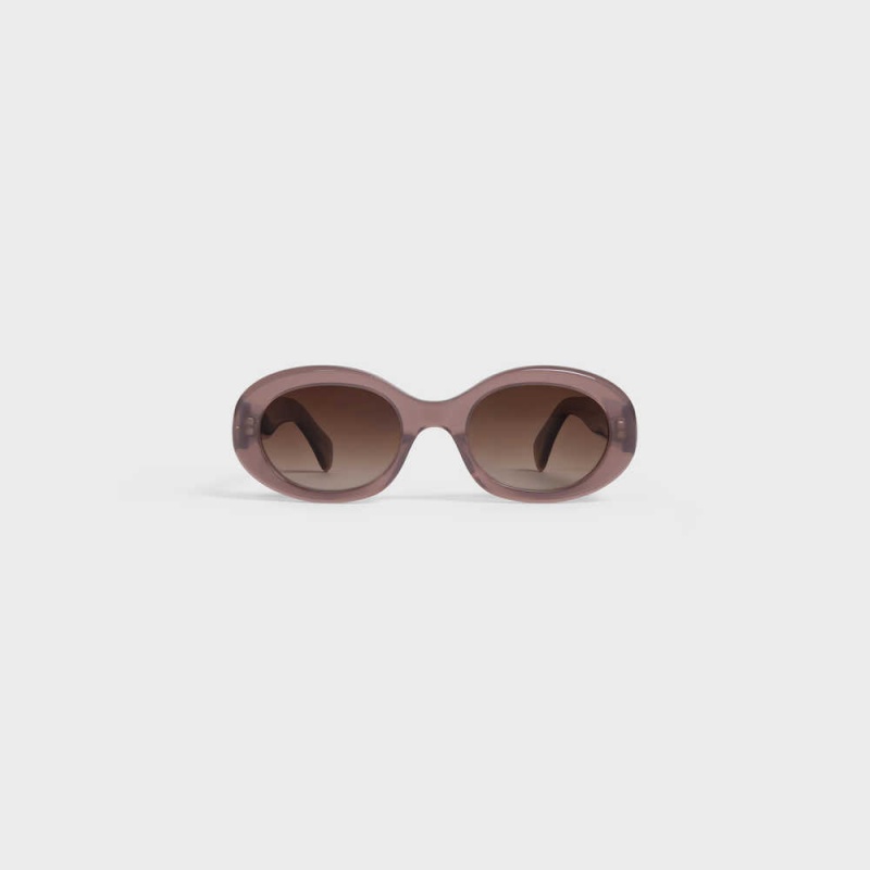 Celine Triomphe 01 In Acetate Sonnenbrille Weiß | CL-592382