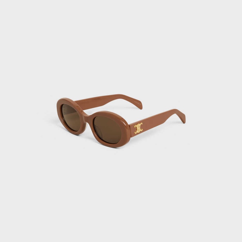 Celine Triomphe 01 In Acetate Sonnenbrille Braun | CL-592381