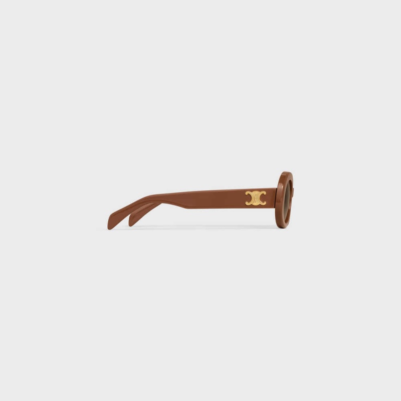 Celine Triomphe 01 In Acetate Sonnenbrille Braun | CL-592381