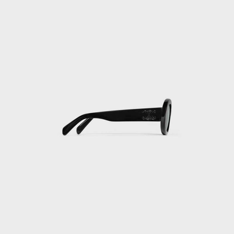 Celine Triomphe 01 In Acetate Sonnenbrille Schwarz Schwarz | CL-592378