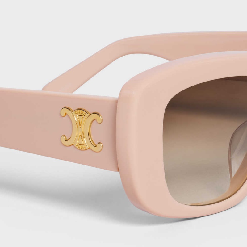 Celine Triomphe 04 In Acetate Sonnenbrille Beige | CL-592394