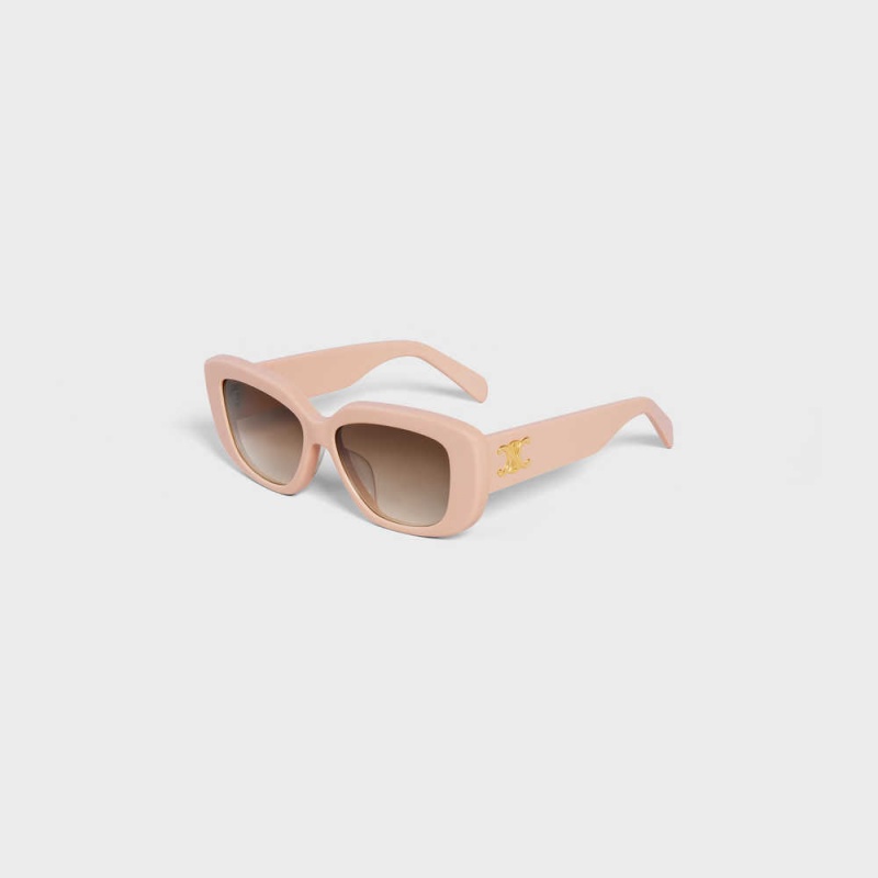 Celine Triomphe 04 In Acetate Sonnenbrille Beige | CL-592394