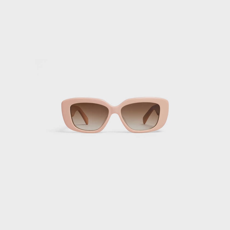 Celine Triomphe 04 In Acetate Sonnenbrille Beige | CL-592394