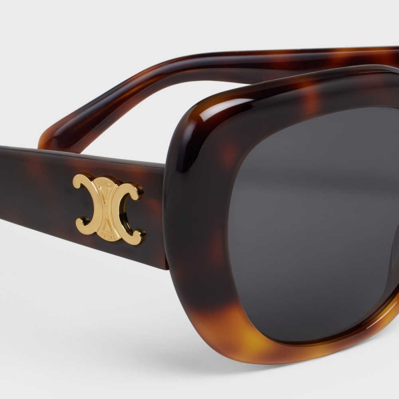 Celine Triomphe 06 In Acetate Sonnenbrille Braun | CL-592406