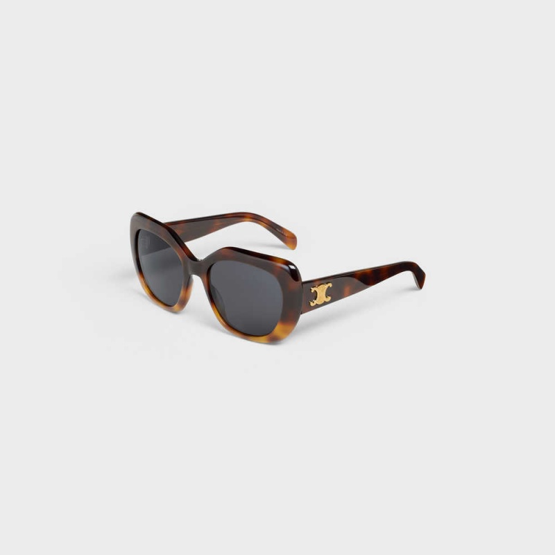 Celine Triomphe 06 In Acetate Sonnenbrille Braun | CL-592406