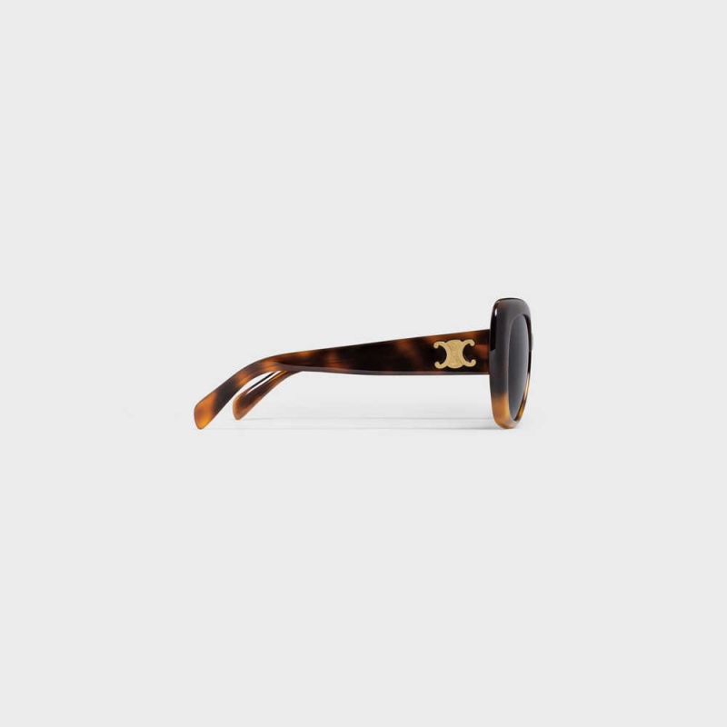 Celine Triomphe 06 In Acetate Sonnenbrille Braun | CL-592406