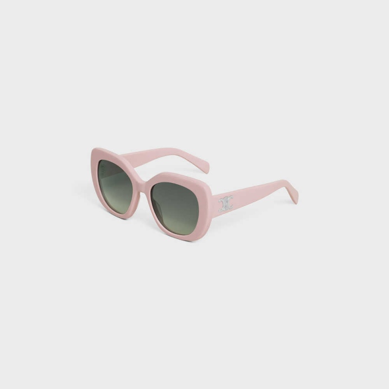 Celine Triomphe 06 In Acetate Sonnenbrille Rosa | CL-592385