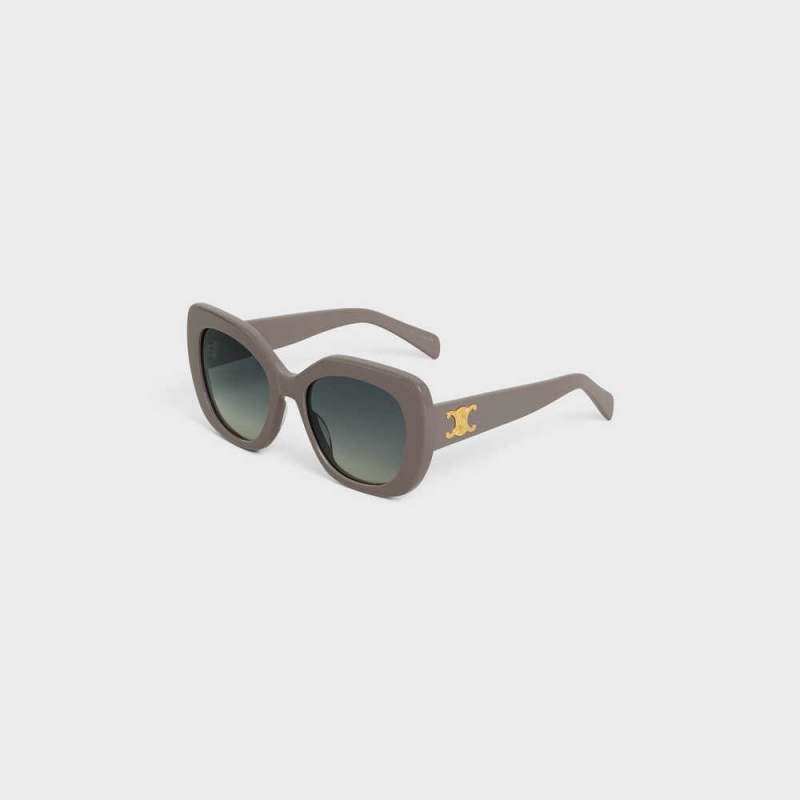 Celine Triomphe 06 In Acetate Sonnenbrille Grau | CL-592384