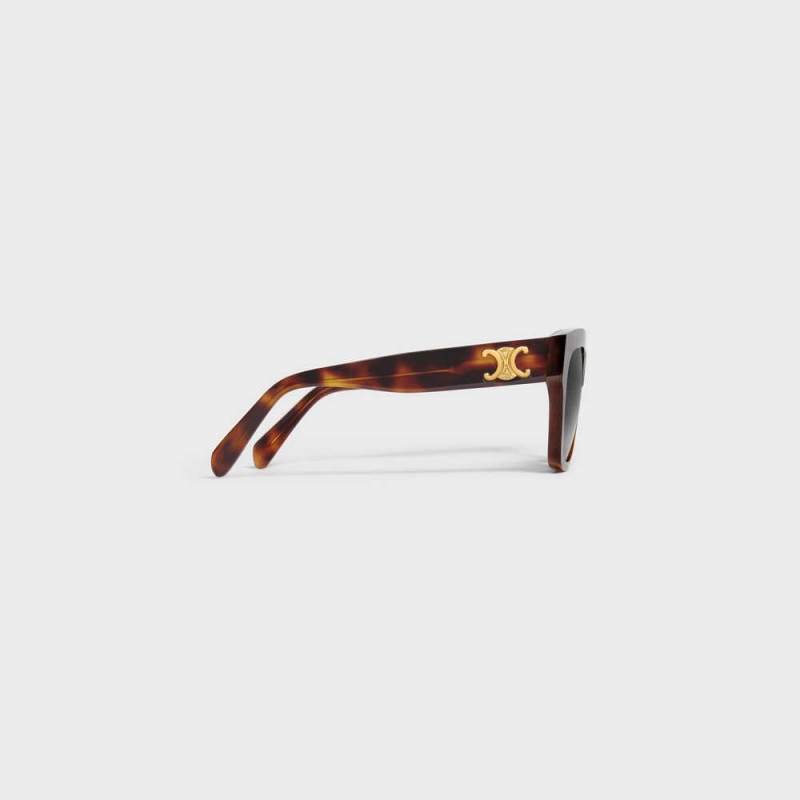 Celine Triomphe 09 In Acetate Sonnenbrille Braun | CL-592389