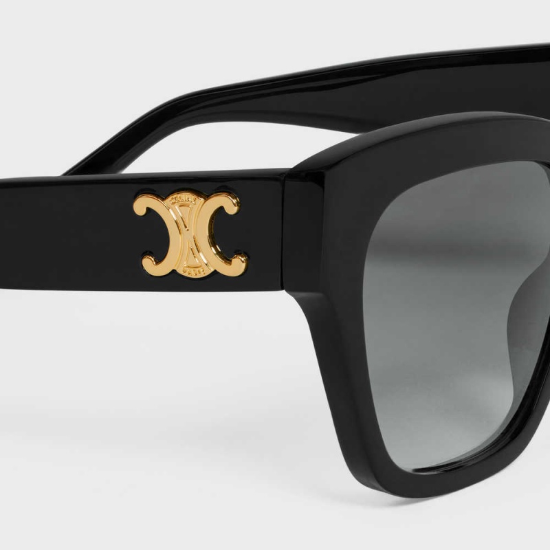 Celine Triomphe 09 In Acetate Sonnenbrille Schwarz | CL-592388