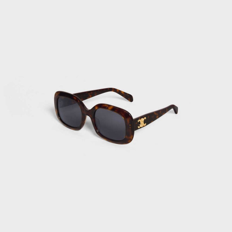 Celine Triomphe 10 In Acetate Sonnenbrille Rot | CL-592397