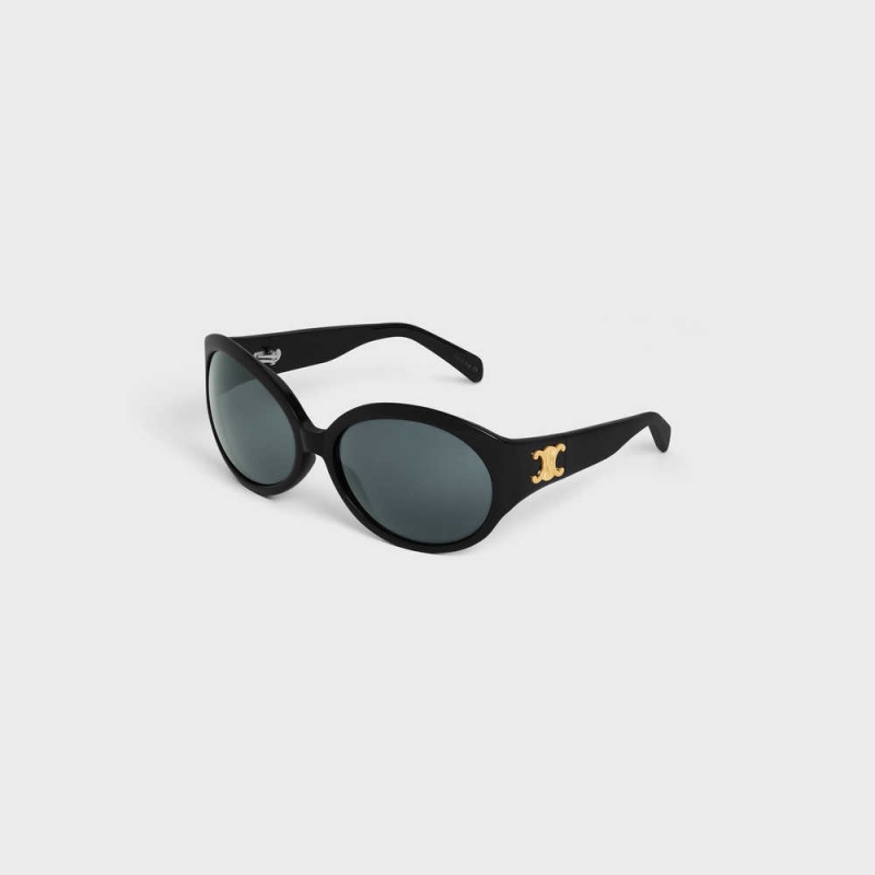 Celine Triomphe 11 In Acetate Sonnenbrille Schwarz | CL-592372