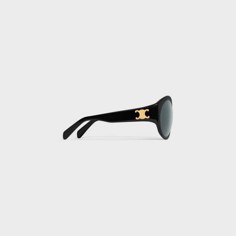 Celine Triomphe 11 In Acetate Sonnenbrille Schwarz | CL-592372