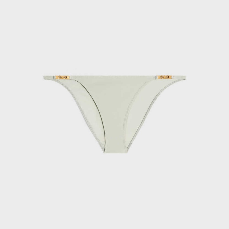 Celine Triomphe Bottom In Matte Jersey Bademode Hell | CL-592771