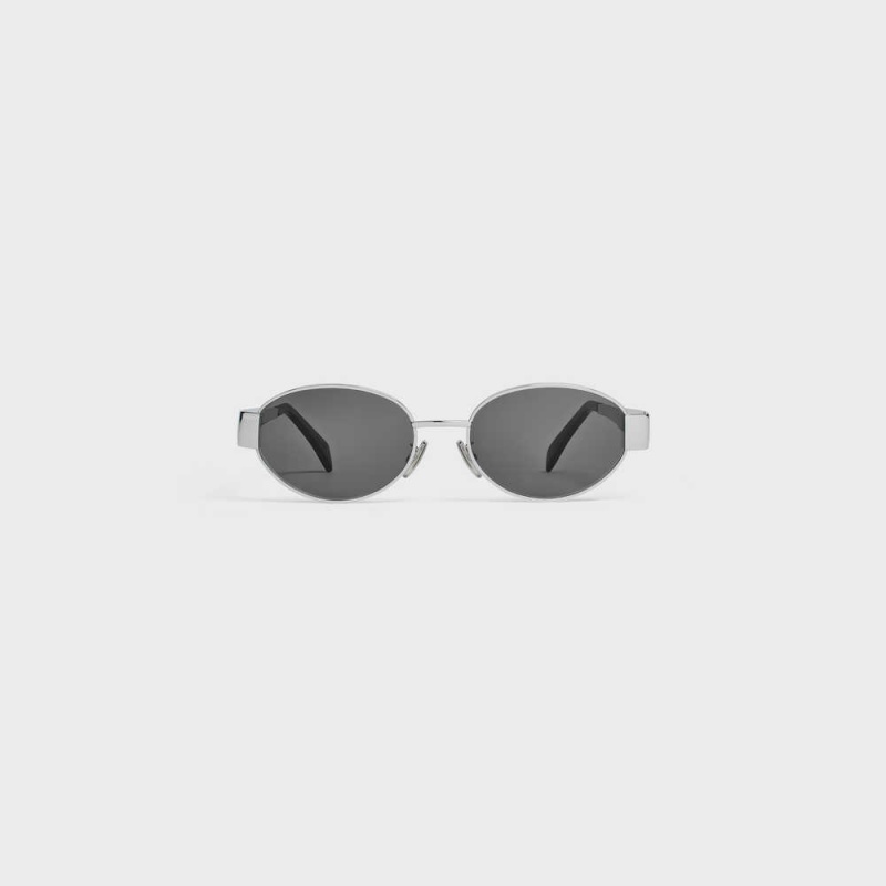 Celine Triomphe Metal 01 In Metal Sonnenbrille Silber | CL-592400