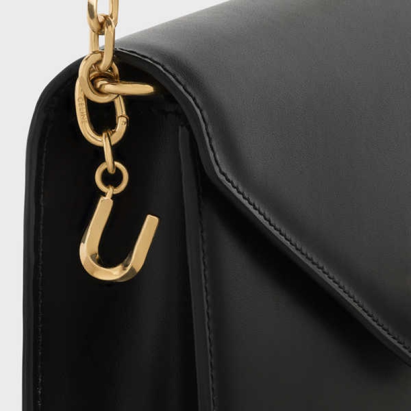 Celine U Charm In Brass Kleine Lederwaren Gold | CL-592940