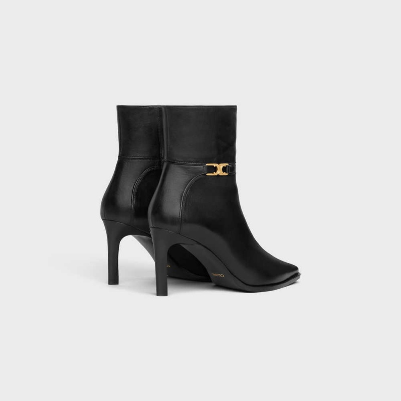 Celine Verneuil With Triomphe In Calfskin Stiefel Schwarz | CL-592493