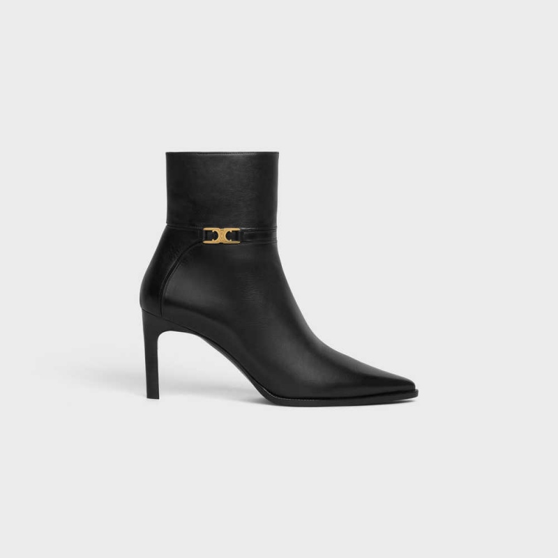 Celine Verneuil With Triomphe In Calfskin Stiefel Schwarz | CL-592493