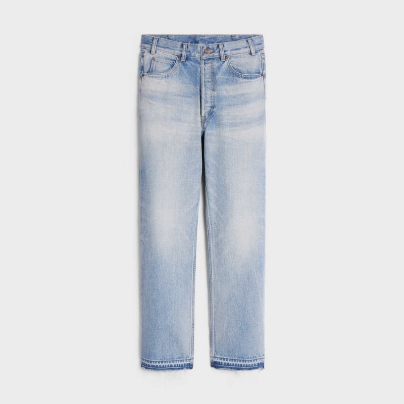 Celine Wesley Jeans In Pismo Wash Denim Hose Waschen | CL-592714