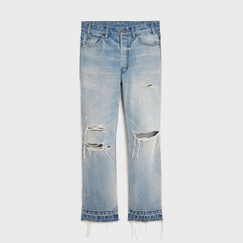 Celine Wesley Jeans In Westside Wash Denim Hose Waschen | CL-592053