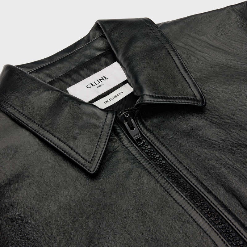 Celine Wiltern Blouson In Soft Leather Schwarz | CL-591915